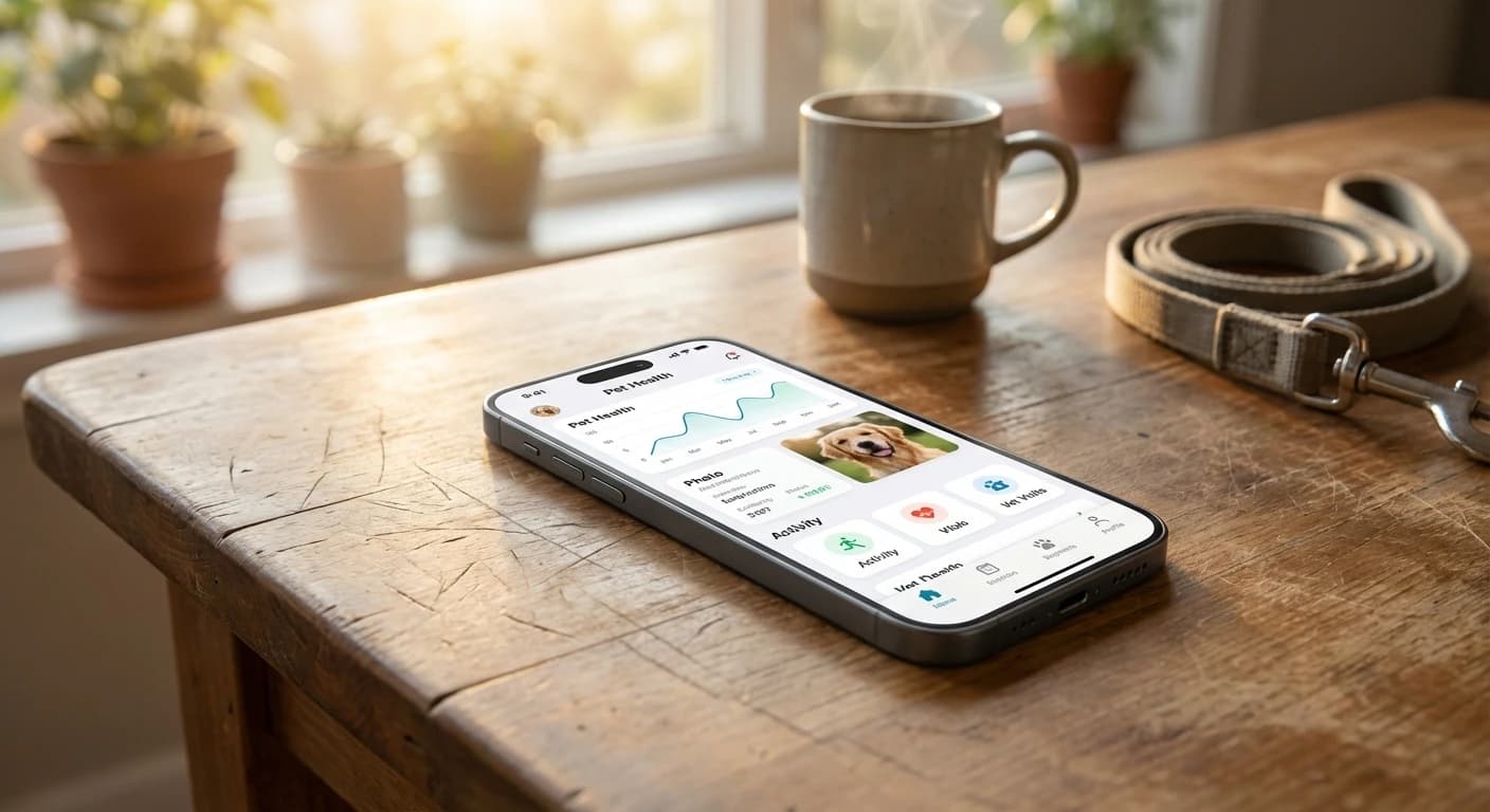 Wellness dashboard in the app