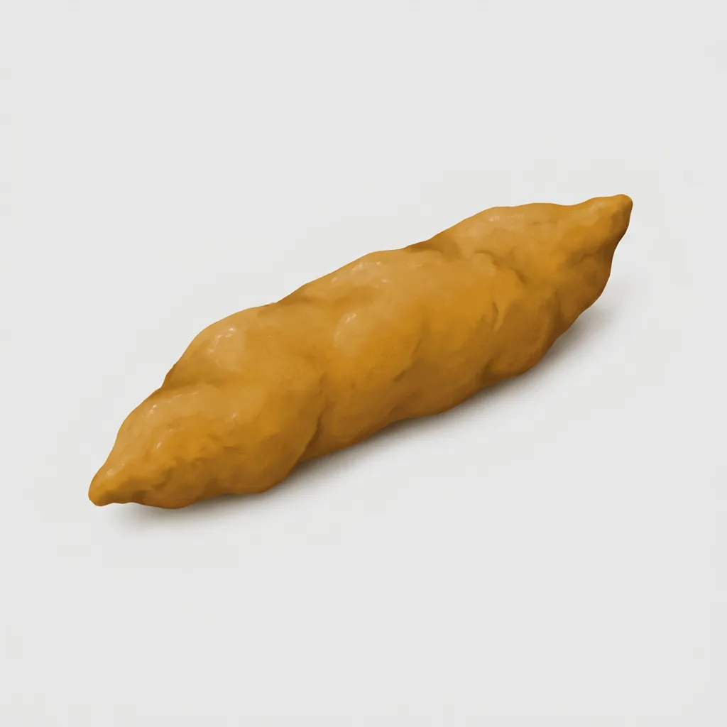Reference illustration: mustard yellow-orange stool with an otherwise normal shape